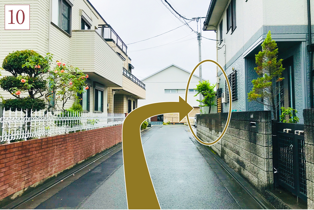 車での順路10