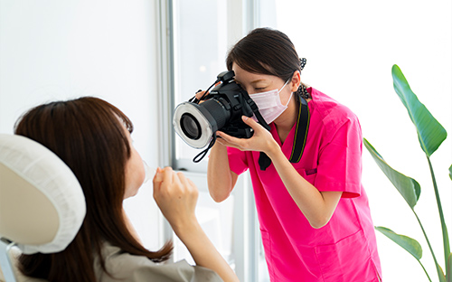 口腔内写真撮影